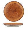 Тарелка мелкая 21 см  WOOD-FUSION P.L. фарфор