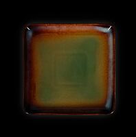 Тарелка квадратная 27х27 см  Corone Verde