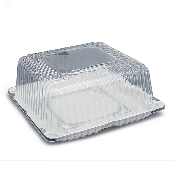 Упаковка д/торта ИП-211 белый/прозрачный 210х210мм H100мм Упаковка д/торта ИП-211 белый/прозрачный 210х210мм H100мм