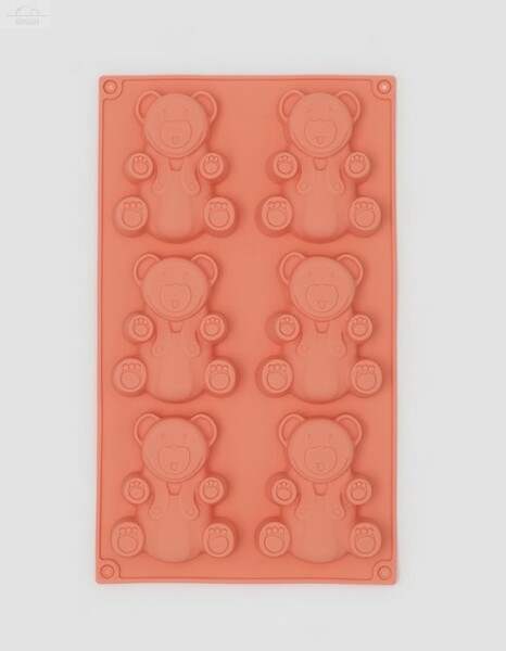 Форма для выпечки 28,5х17,5 см Доляна Животные 6 ячеек, Доляна Форма для выпечки 28,5х17,5 см Доляна Животные 6 ячеек, Доляна