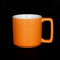 Кружка 200 мл  Corone Caffetteria оранжевая KL