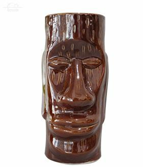 Стакан для коктейлей 350 мл Тики керамика коричневый Стакан для коктейлей 350 мл Тики керамика коричневый