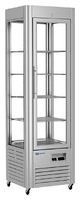 Шкаф-витрина кондитерская KAYMAN К-ШВ-400 люкс нерж.
