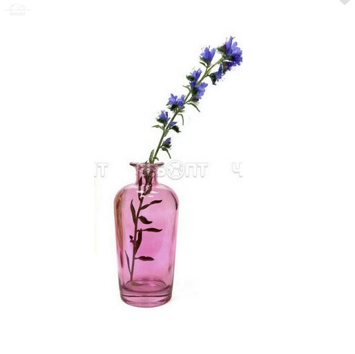 Ваза для цветов H24 см стекло,розовый Идеал,АРДЕККО Ваза для цветов H24 см стекло,розовый Идеал,АРДЕККО