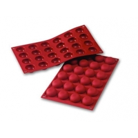 Форма силиконовая Полусфера D3,4 см H1,6 cм 24 ячейки Martellato