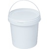 Ведро с крышкой 3,1 л D185 мм H143 мм Полимир НН PP белый