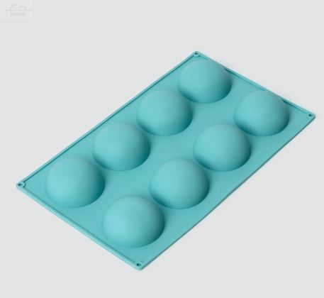 Форма силиконовая Полусфера 8 ячеек D5,8 см Форма силиконовая Полусфера 8 ячеек D5,8 см