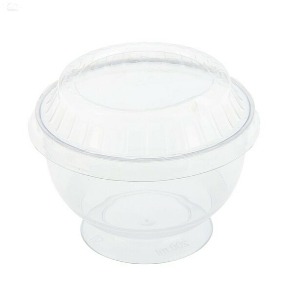 Крышка пластиковая D95 мм для креманки ramekin200 прозрачный PS Крышка пластиковая D95 мм для креманки ramekin200 прозрачный PS