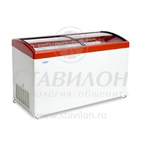 Ларь морозильный с гнутым стеклом МЛГ-500 СНЕЖ 472
