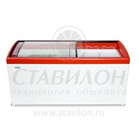 Ларь морозильный с гнутым стеклом МЛГ-600 СНЕЖ 551