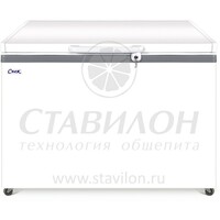 Ларь морозильный с глухой крышкой МЛК-350 СНЕЖ 315
