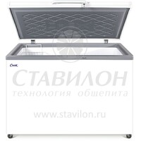 Ларь морозильный с глухой крышкой МЛК-400 СНЕЖ 393