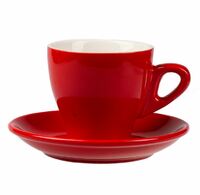 Чайная пара 280 мл  Barista красный P.L. Proff Cuisine