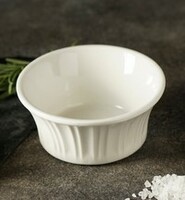 Кокотница 150 мл фарфор D8,7 см Доляна 