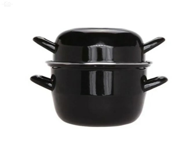 Набор кастрюль 2 шт 09, л для мидий Mussel Pots Cosy & Trendy,сталь нерж., черный Набор кастрюль 2 шт 09, л для мидий Mussel Pots Cosy & Trendy,сталь нерж., черный
