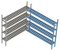 Стеллаж модульный угловой дополнительный POLAIR LOAD.ME POLY 16AL.4PP40.11C