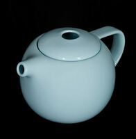 Чайник 800 мл  фарфор Corone Caffetteria светло-голубой KL