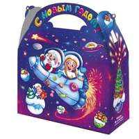 Коробка для подарка 1,5 кг Космос