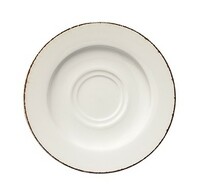 Блюдце 16 см Ретро коричневый край Bonna (чашка 69212, 69213)  69668