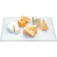 Доска разделочная 500х350х8 мм  пластик белый   P.L.ProffCuisine