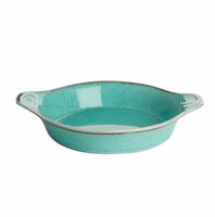Сковорода порционная D21, H5.5 см 700 мл фарфор Turquoise Porland