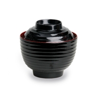 Мисосупница 200 мл D9,8 см  Black  Red