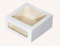 Коробка для торта  220х220х100 мм белый