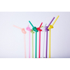 Трубочки для коктейля с гофрой 26 см х 6 мм флюор 80 шт/уп  разноцветный PP (НЕ ПРОИЗВОДЯТ)