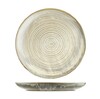 Тарелка мелкая 20,5 см Агава  KunstWerk фарфор матовый зеленый