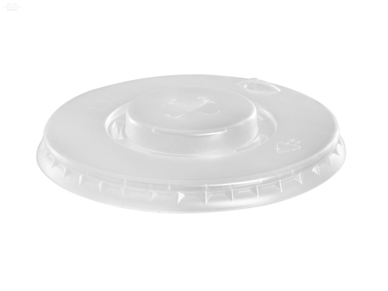 Крышка для стакана с отверстием для трубочки D80 мм для хол. напитков матовый PS Крышка для стакана с отверстием для трубочки D80 мм для хол. напитков матовый PS