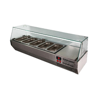 Витрина для ингредиентов А40 SM 0,9-G (VTi2v-G (GN1/3)) POLAIR  +2...+10°С Grande