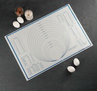 Коврик силиконовый 59х38,5 см армированный с разлиновкой