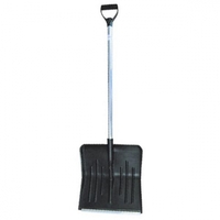 Лопата для снега с кромкой с черенком  №3 410х400