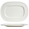 Блюдо овальное 33 см LUXE Noble фарфор белый