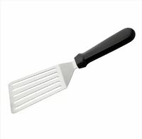 Лопатка 10 см нерж.сталь перфорированная пластиковя ручка P.L.ProffCuisine