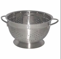 Дуршлаг 25 см  с ручками на подставке нерж.сталь (55601)