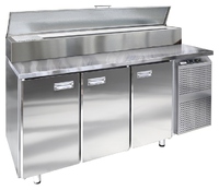Стол холодильный для пиццы Finist СХСпц-700-3 (боковой холодильный агрегат)