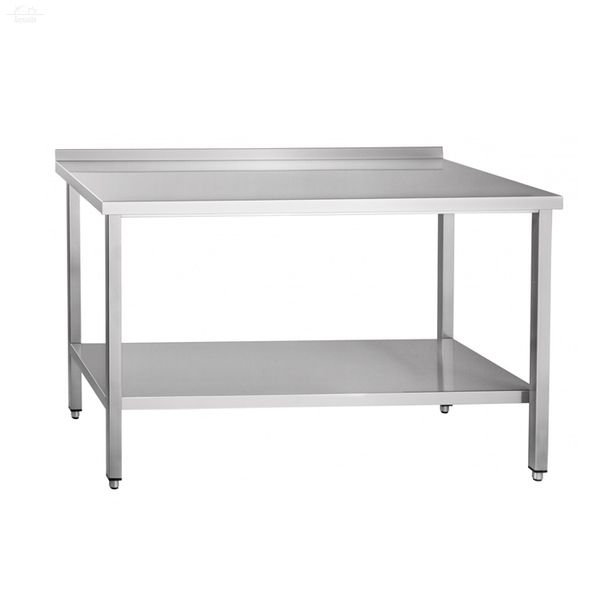 Стол производственный с бортом СПРП-6-2 Н Абат полка нерж АСС нерж сталь Стол производственный с бортом СПРП-6-2 Н Абат полка нерж АСС нерж сталь