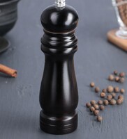 Мельница для перца и соли 17 см  черное дерево