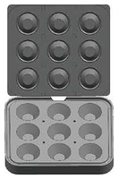 Форма для тарталетницы Kocateq DHTartmatic Plate 65