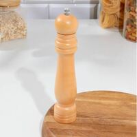 Мельница для перца и соли 25×5 см  светлое дерево 