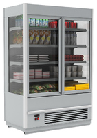 Горка холодильная Carboma FC 20-08 VV 1,9-1 Standard 9006-9005 (фронт X5, распашные двери)