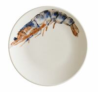 Тарелка 21 см Аквелис лобстер  Bonna 79389 фарфор белый с рисунком