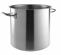 Кастрюля 47,75 л D40, H38 см нерж.сталь без крышки Pintinox