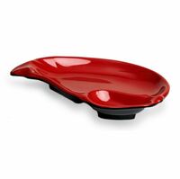 Блюдо баклажан 21,8х14,6 см, H2,3 см  Black Red