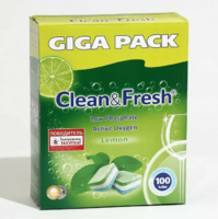 Таблетки для посудомоечных машин 100 шт CleanFresh