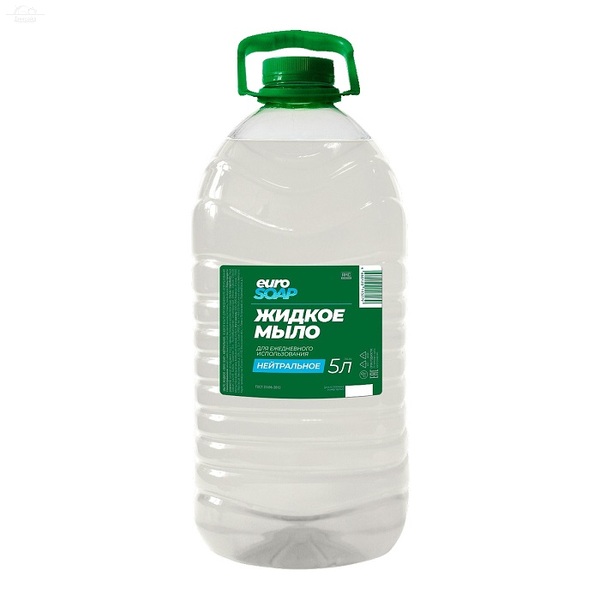 Мыло жидкое 5 л EURO SOAP Нейтральное Мыло жидкое 5 л EURO SOAP Нейтральное
