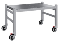 Подтоварник на колесах POLAIR LOAD.ME.EXTRA INOX ЕI03.1.50.06W 350х500х600 мм