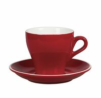 Кофейная пара 180 мл  Barista красный  P.L. Proff Cuisine