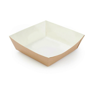 Коробка  ECO лоток 139/110х139*110х42 мм 550 мл крафт OSQ